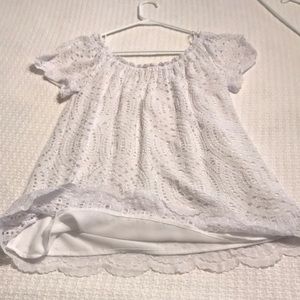 Lilly Pulitzer lace lined top